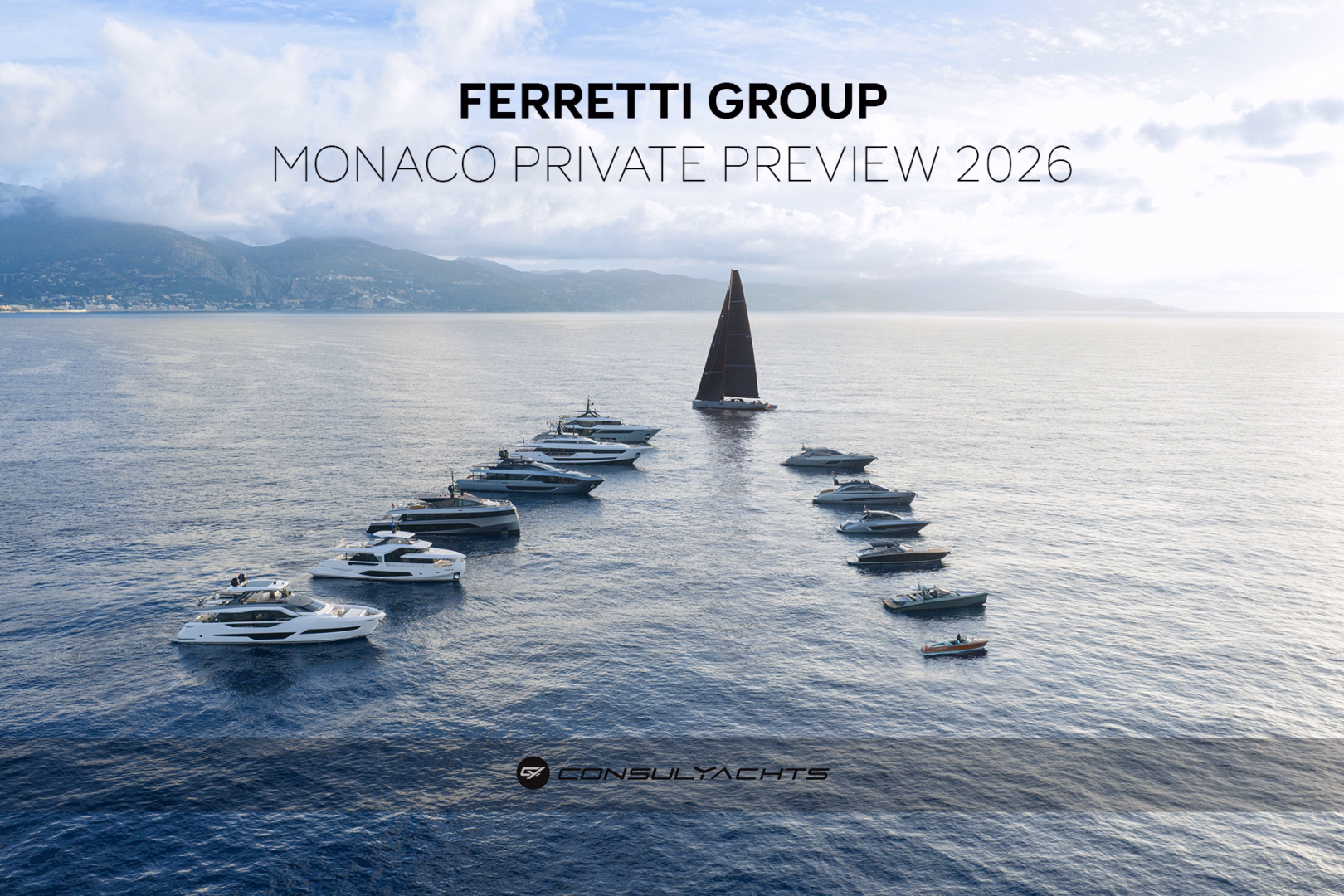 Grupo Ferretti apresenta antevisão privada no Yacht Club de Monaco