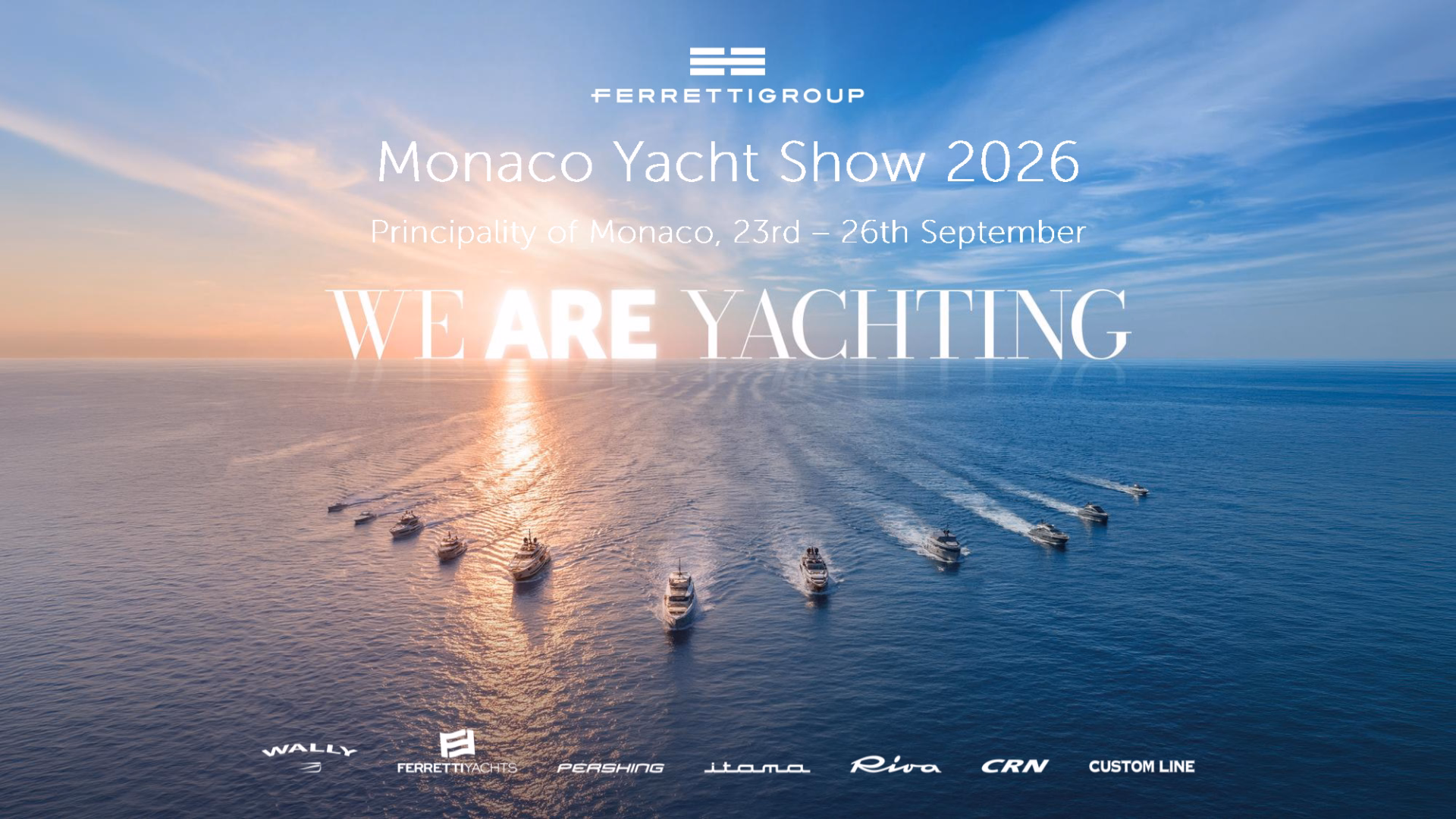 Grupo Ferretti é protagonista no Monaco Yacht Show 2026