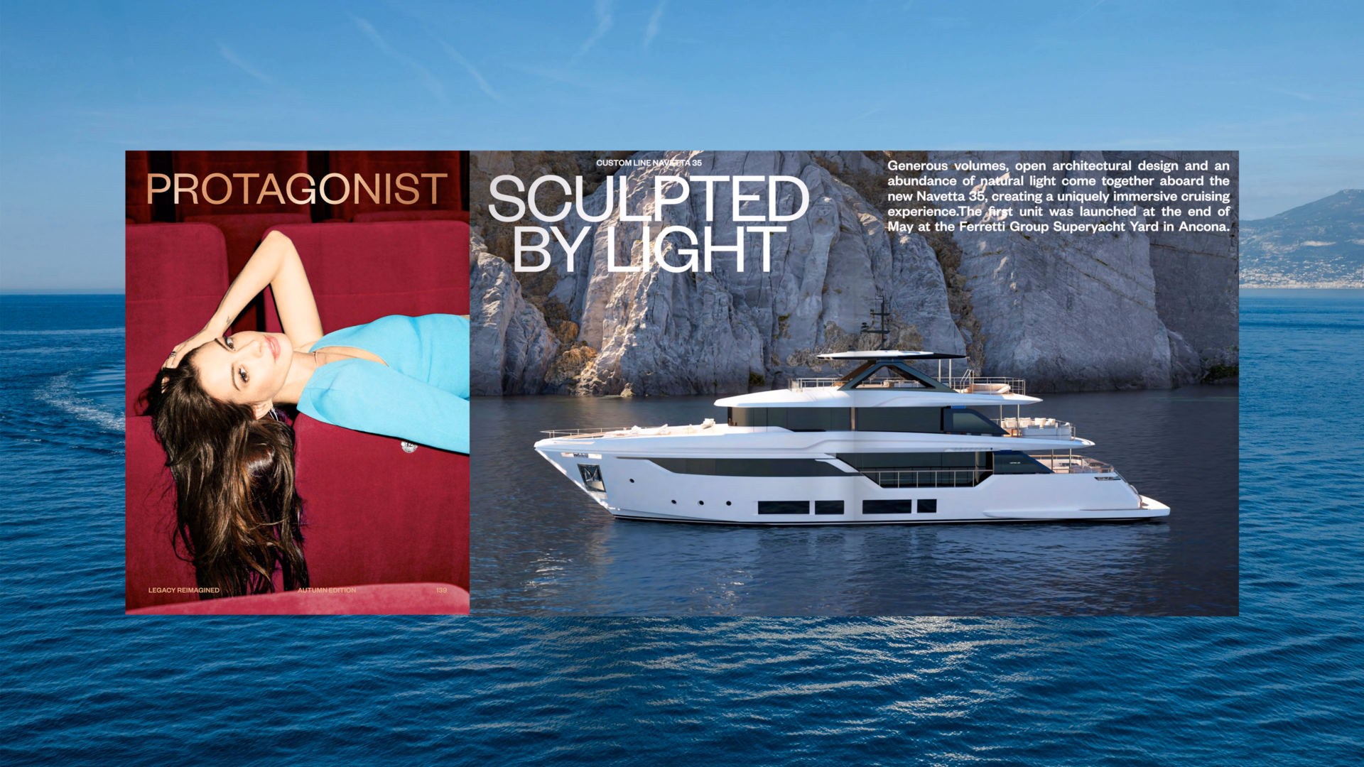Já saiu a Protagonist 139, a revista do Grupo Ferretti